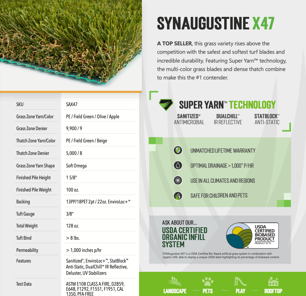 SYNAugustine X47 - 6'6" x 9'2"Remnant - SUPERYARN
