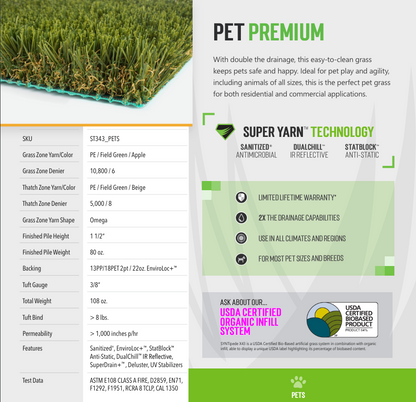 SYNLawn Pet Premium (ST343)