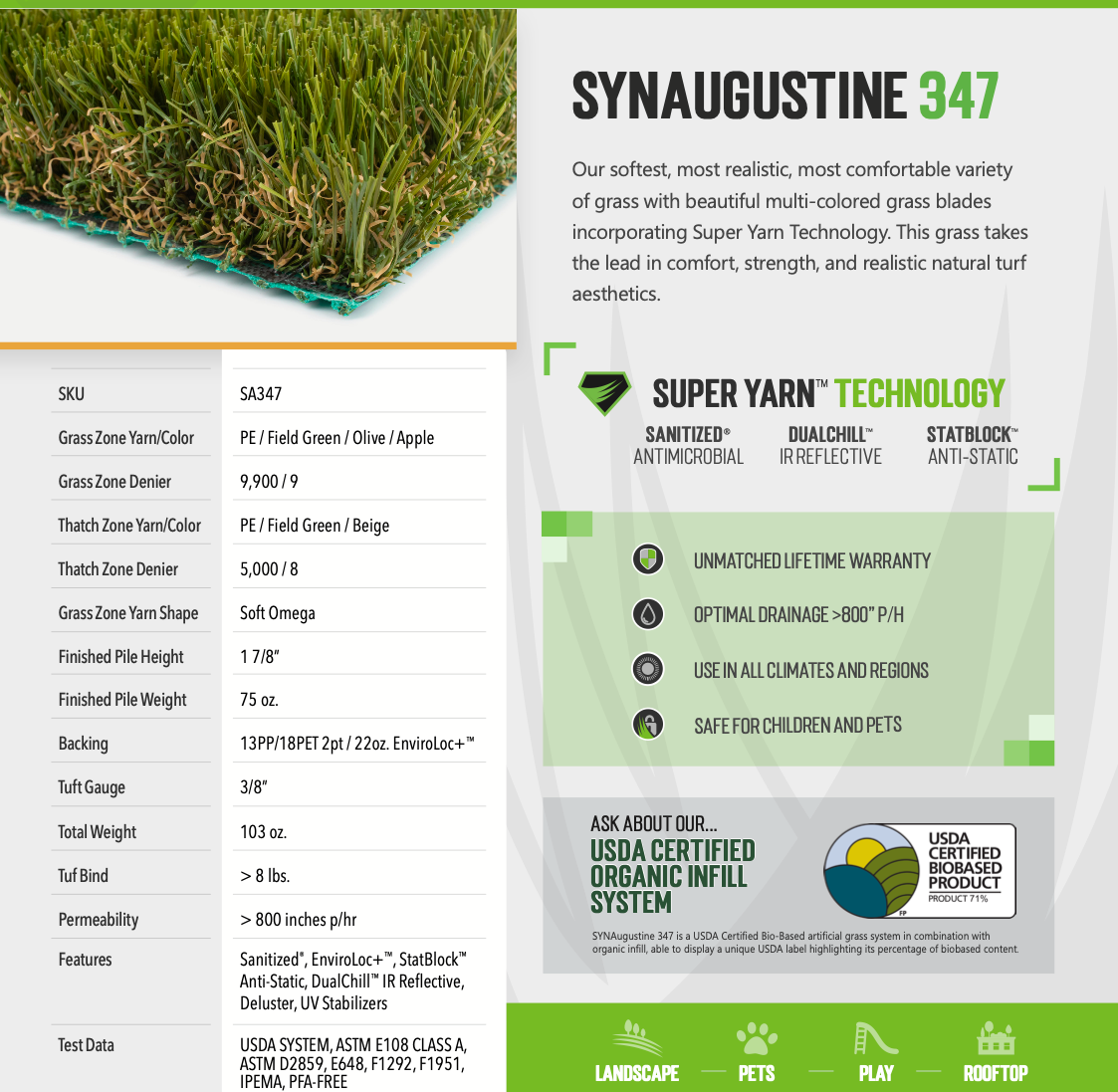 SYNAugustine 347 - New - Up to 28'