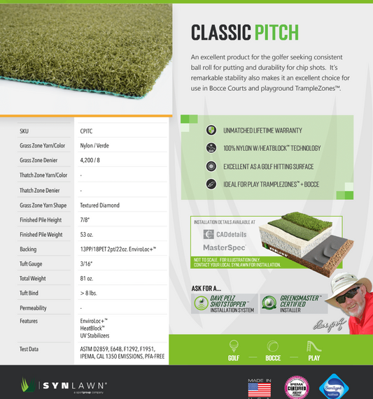 SYNLawn Classic Pitch