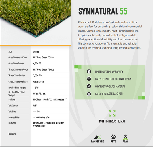 SYNNatural 55 - 7'7" x 7'11" Remnant
