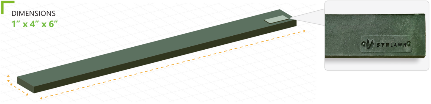 Composite 1x4x6 nailer board